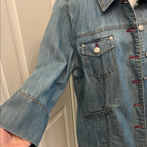 Motto Blue Jean Jacket Relaxed Fit Medium EUC - Picture 3 of 12